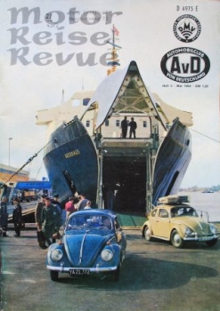 "Motor Reise Revue" AvD-Zeitschrift 1968 Volkswagen (2834)